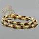 Men's amber necklace with genuine amber